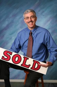 Real estate agent corporate photo for his website