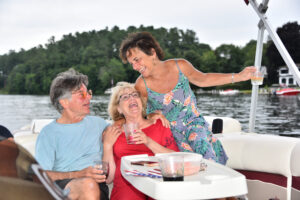 photo of Friends having fun on the Lake in Massachusetts