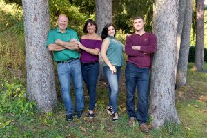 family portrait session at The Rose Garden, Schenctady NY