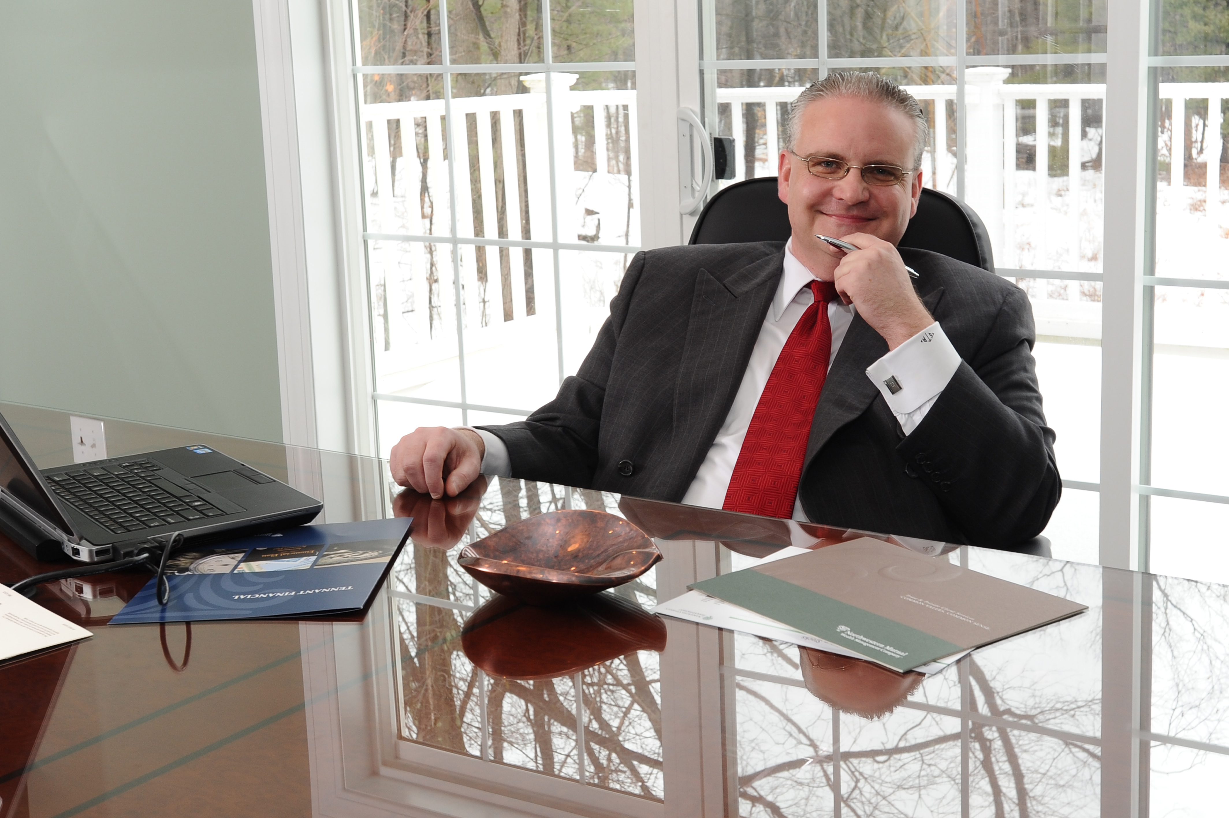 corporate photography on location of a financial planning company for social media and website ballston lake, ny