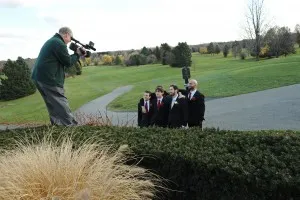 bridal party Wedding photo at van patten golf club clifton park ny