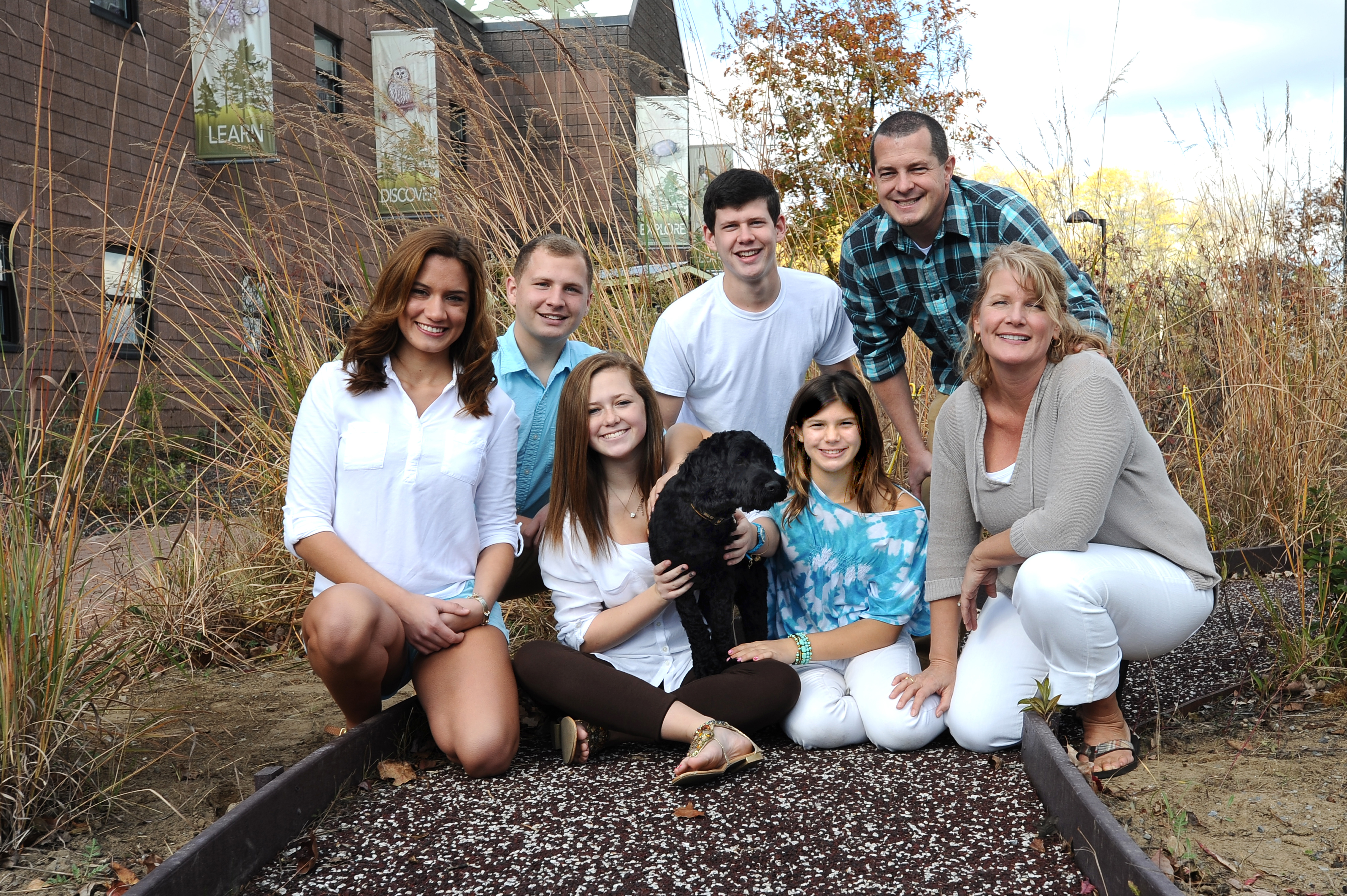 Family portrait session at the Pine Bush Preserve Abany NY