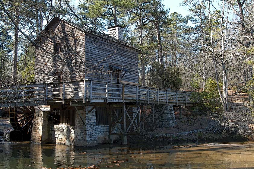 photo of an atlanta georgia water wheel