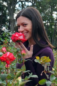 rose garden engagement session schenectady ny