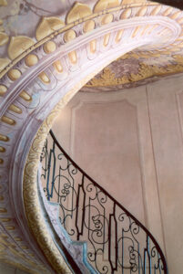 photo of spiral staircase melk austria