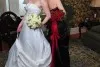 bride and her matron of honor at the inn at the erlowest lake george ny