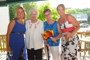 guests celebrating at the old dater farm schoharie ny